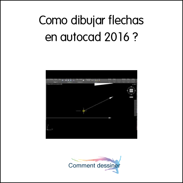 Como dibujar flechas en autocad 2016